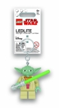 Lego, Brelok do kluczy z latarką Star Wars Yoda z mieczem świetlnym (LGL-KE122)